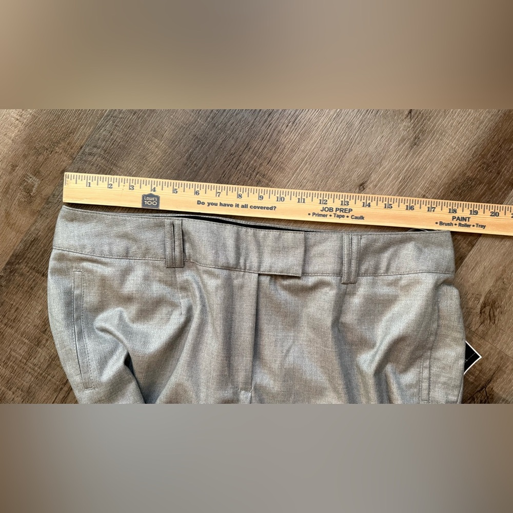 Alfani Woman Straight Leg  Trouser Dress Pants in Gray Silver Size 14W - Picture 9 of 14